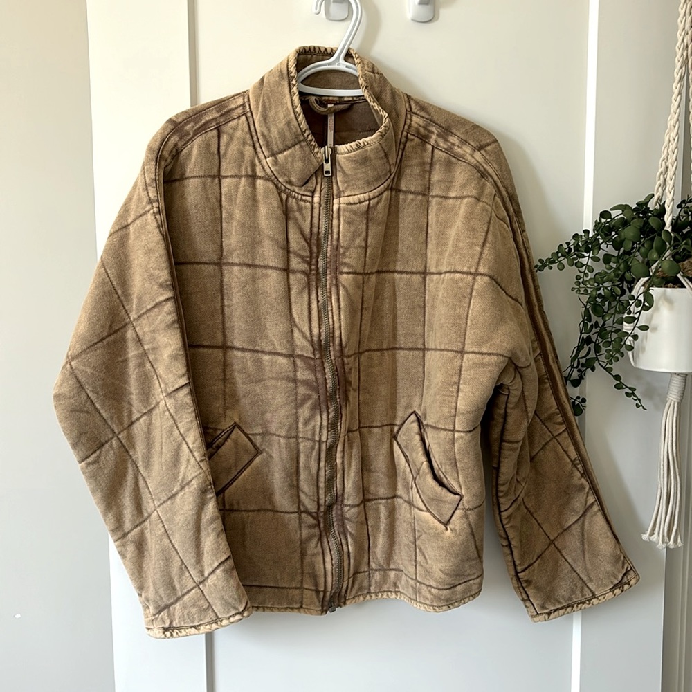Free People quilted cotton jacket